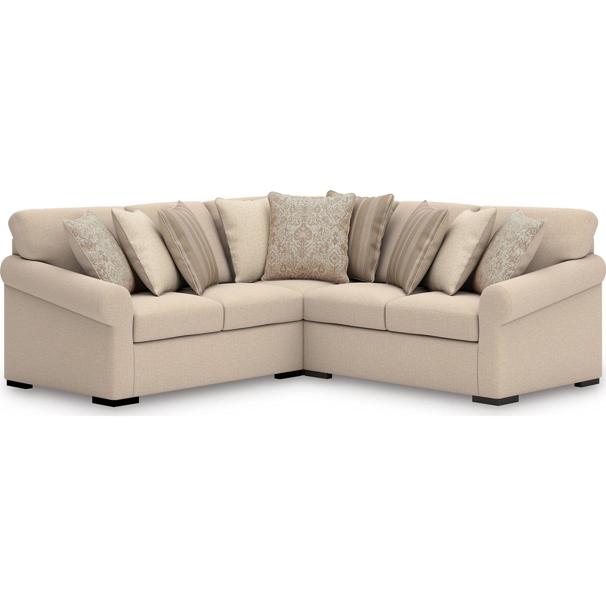 LadyMae 3 Piece Sectional - Twill