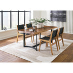 Fortmaine Dining Table - Brown/Black - (D872-25)