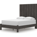 Fraluna Queen Panel Bed - Charcoal