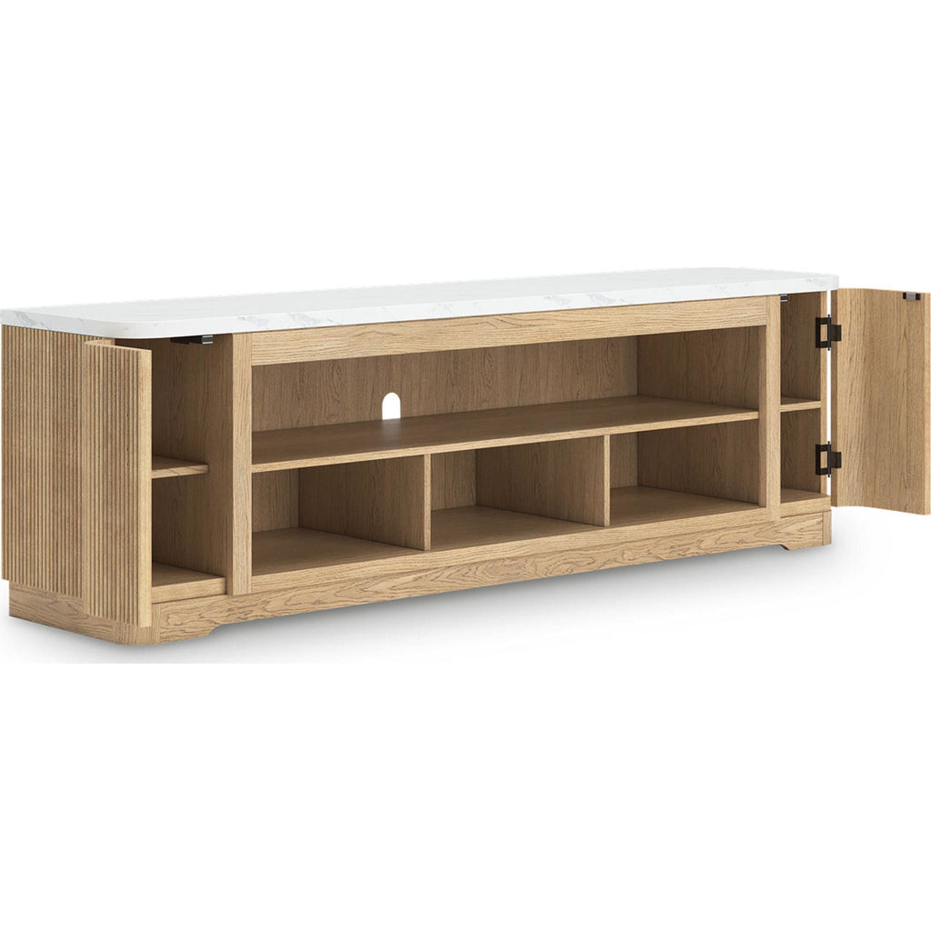 Camdill TV Stand - Light Brown