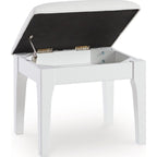 Chalanna Vanity Stool - White