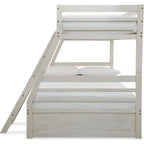 Robbinsdale Twin/Full Bunk Bed with Storage - Antique White