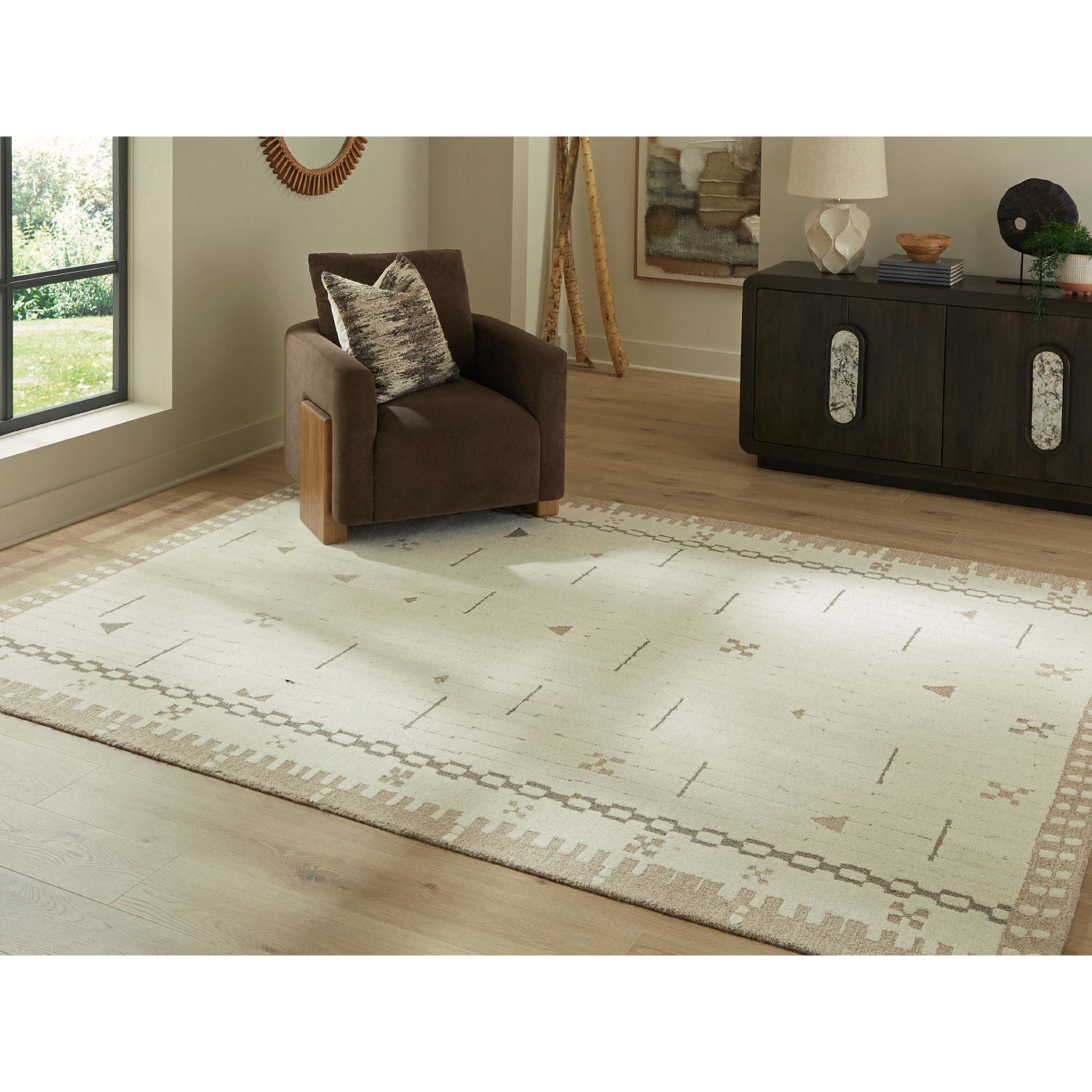 Dot Area Rug - 8'x10'