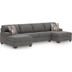 Clarington 3 Piece Sectional with Double Chaise