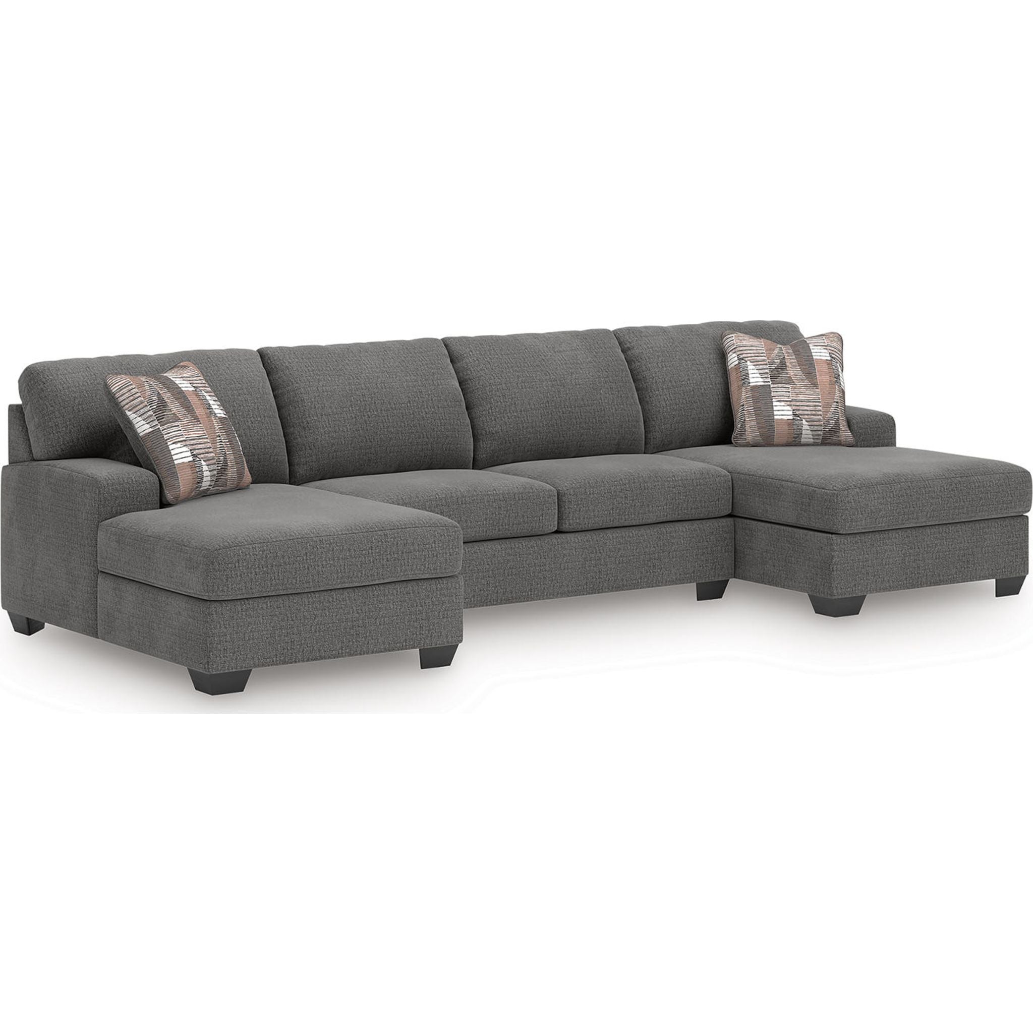 Clarington 3 Piece Sectional with Double Chaise