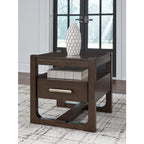 Breckington End Table - Dark Brown