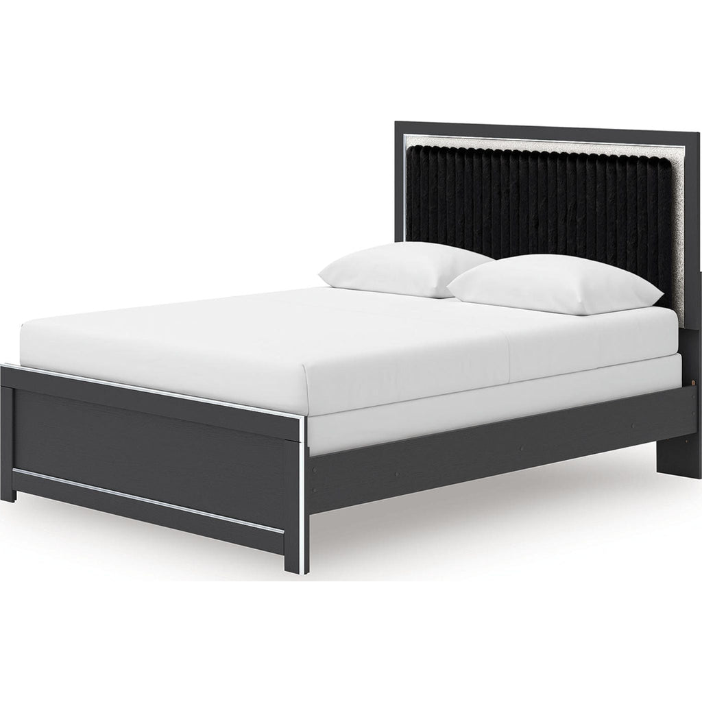Zuraleus Queen Panel Bed - Black