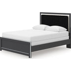 Zuraleus Queen Panel Bed - Black