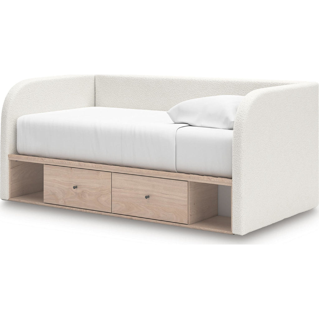 Arloster Daybed with Storage - Tan/White