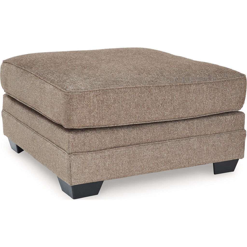 Cannonbrook Oversized Accent Ottoman - Nutmeg