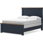 Landocken Panel Bed - Blue/Brown