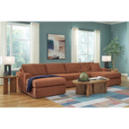 Modmax 4 Piece Modular Sectional with Double Chaise