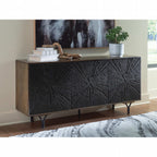 Lavinmont Accent Cabinet - Multi Brown