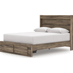 Elbrim Storage Bed - Brown