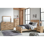 Hyanna 6 Piece Panel Bedroom - Tan Brown