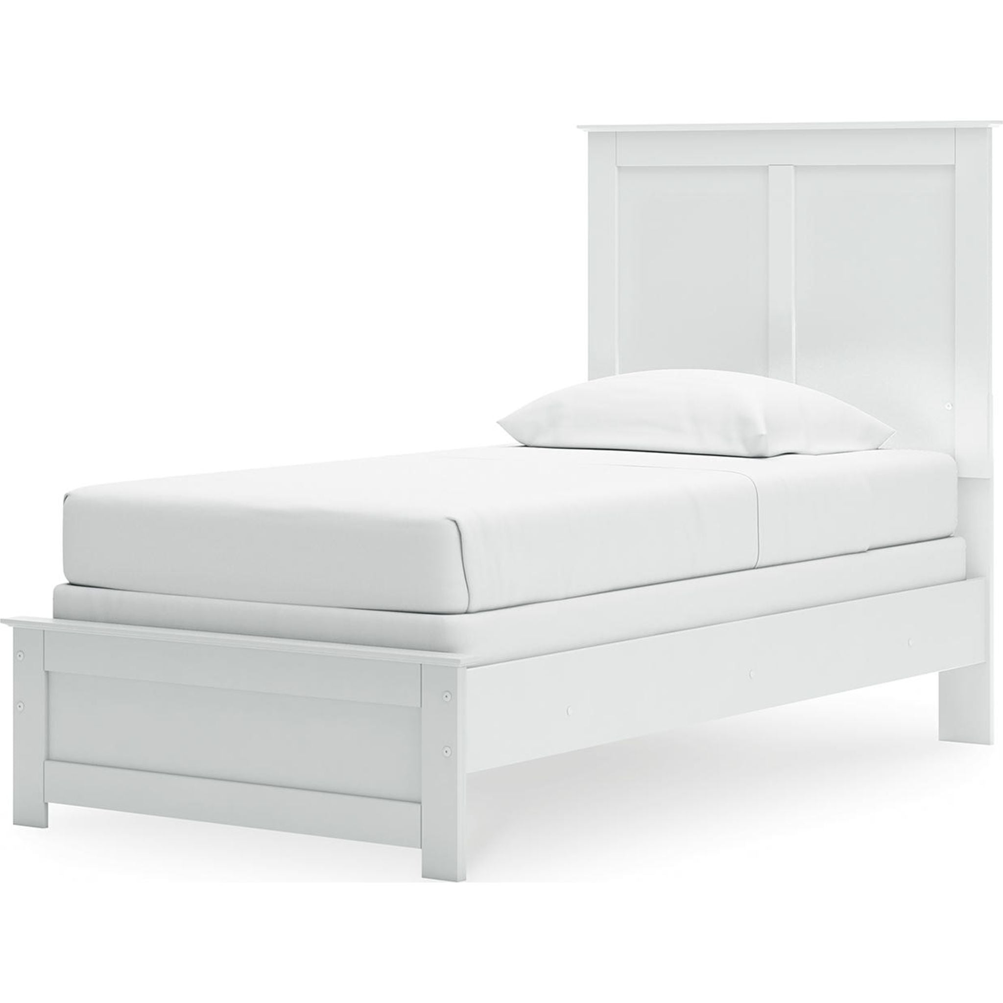 Bostwick Shoals Panel Bed - White