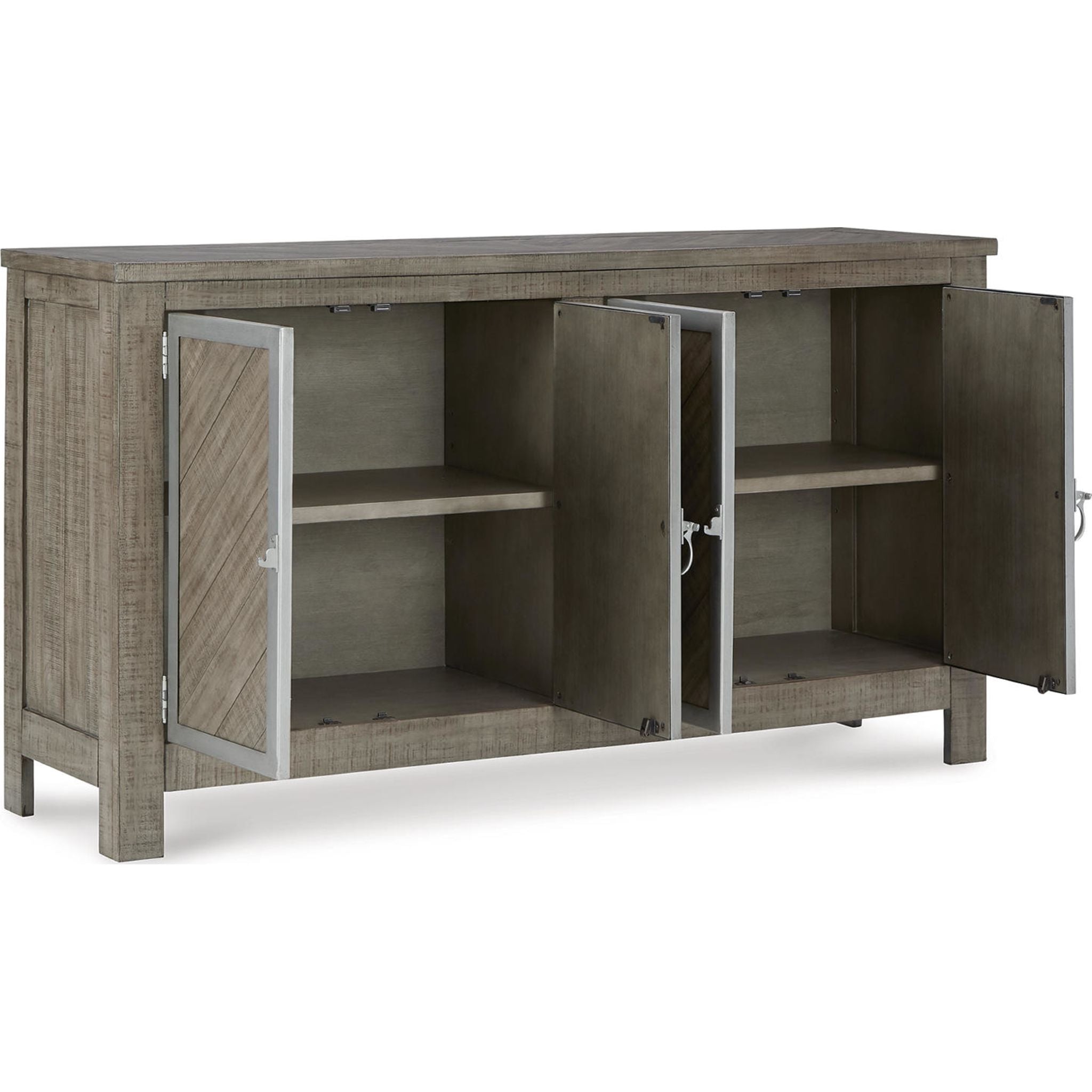 Krystanza Dining Server - Weathered Gray - (D766-60)