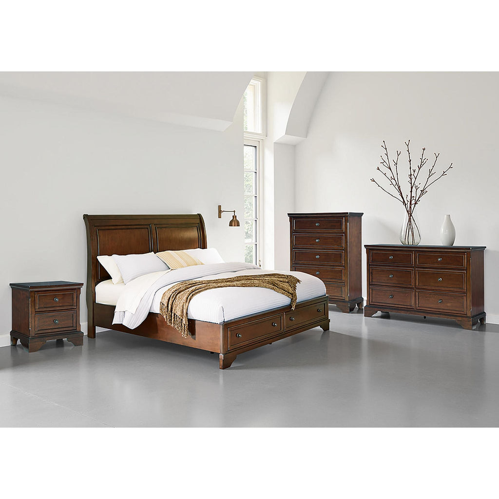 Trellington Queen Sleigh Storage Bed