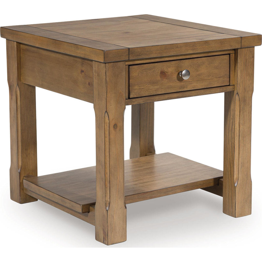 Vandenmore End Table - Medium Brown