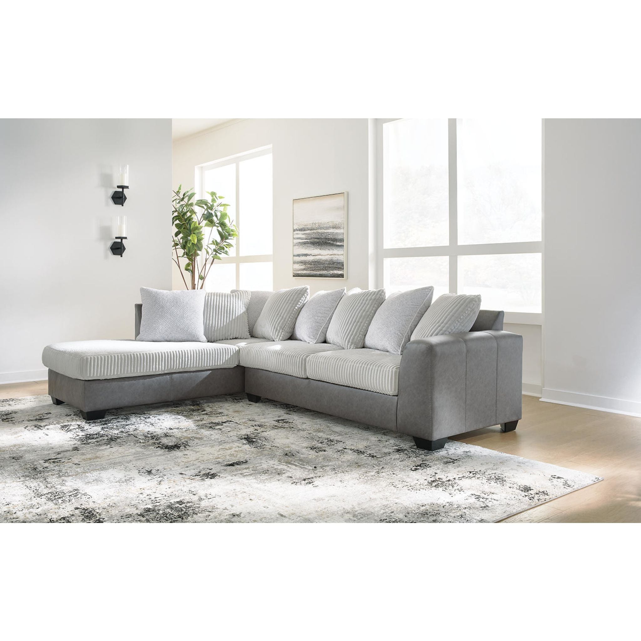 Clairette Court 2 Piece Sectional with Chaise