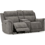 Next-Gen Power Reclining Loveseat with Console - Slate