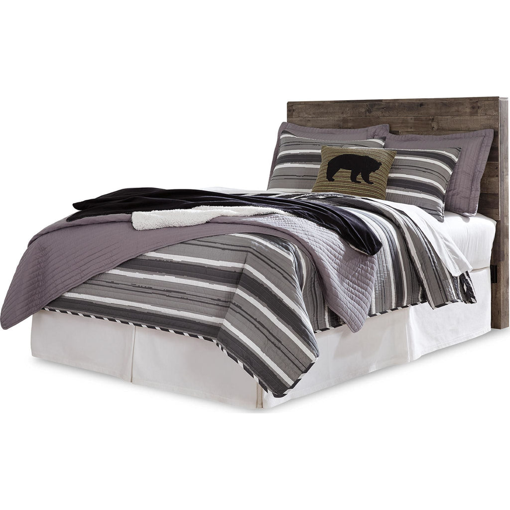 Derekson Panel Headboard - Multi Gray