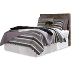 Derekson Panel Headboard - Multi Gray