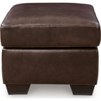 Santorine Ottoman - Dark Brown