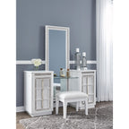 Chalanna Vanity and Mirror - White