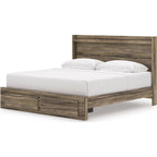 Elbrim Storage Bed - Brown