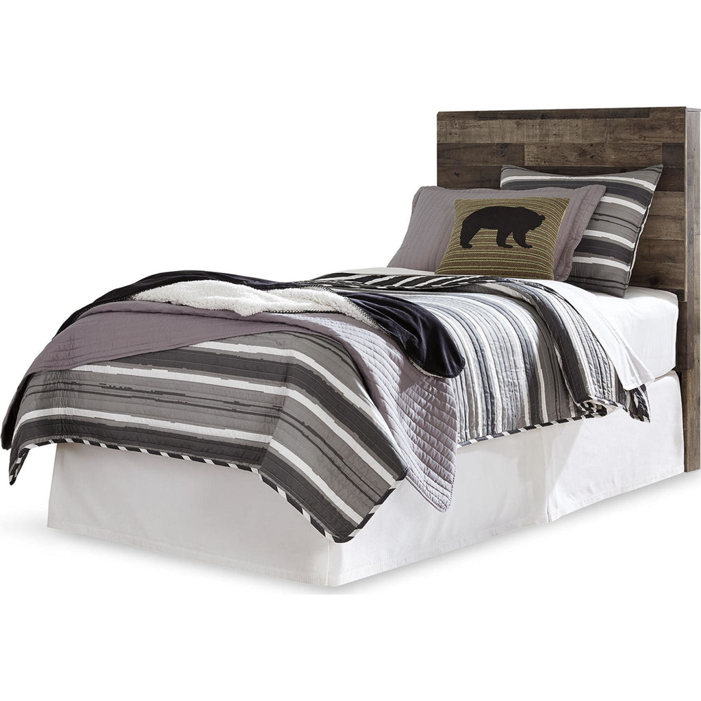 Derekson Panel Headboard - Multi Gray