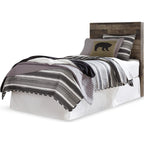 Derekson Panel Headboard - Multi Gray