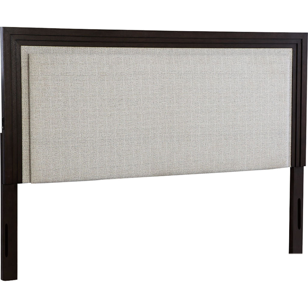 Neymorton Upholstered Headboard - Light Gray/Brown
