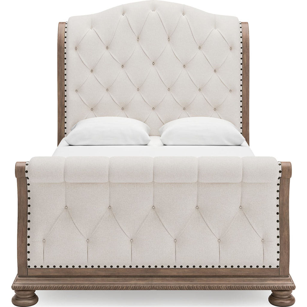 Ardenfield Sleigh Bed - Light Brown