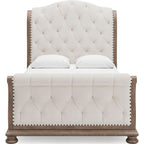 Ardenfield Sleigh Bed - Light Brown