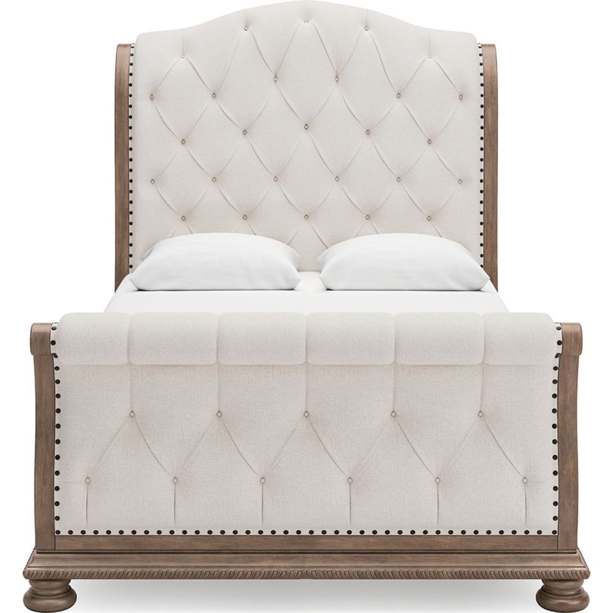 Ardenfield Sleigh Bed - Light Brown