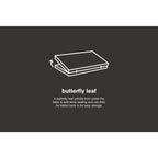 Hallanden Dining Extension Table - Gray - (D589-35)