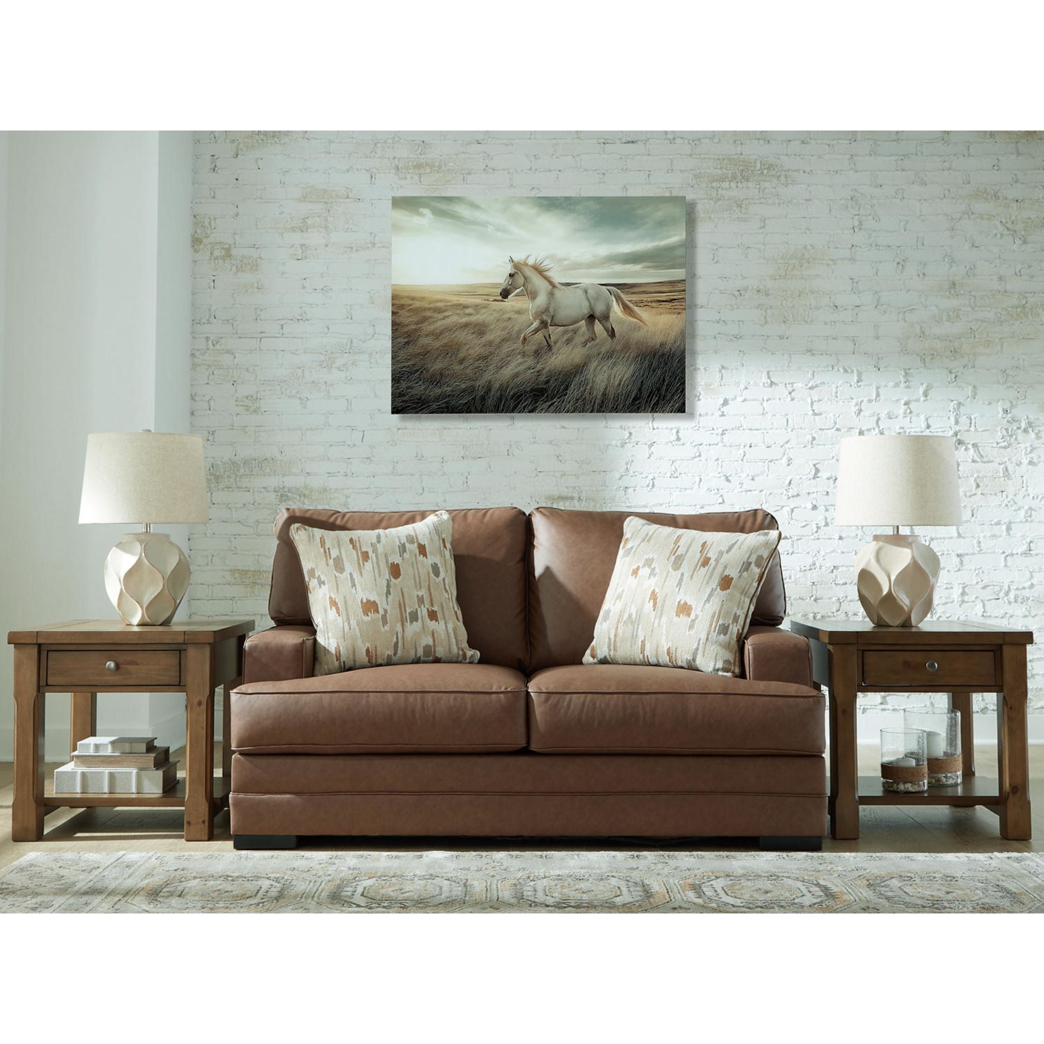 VillaCourt Loveseat - Caramel