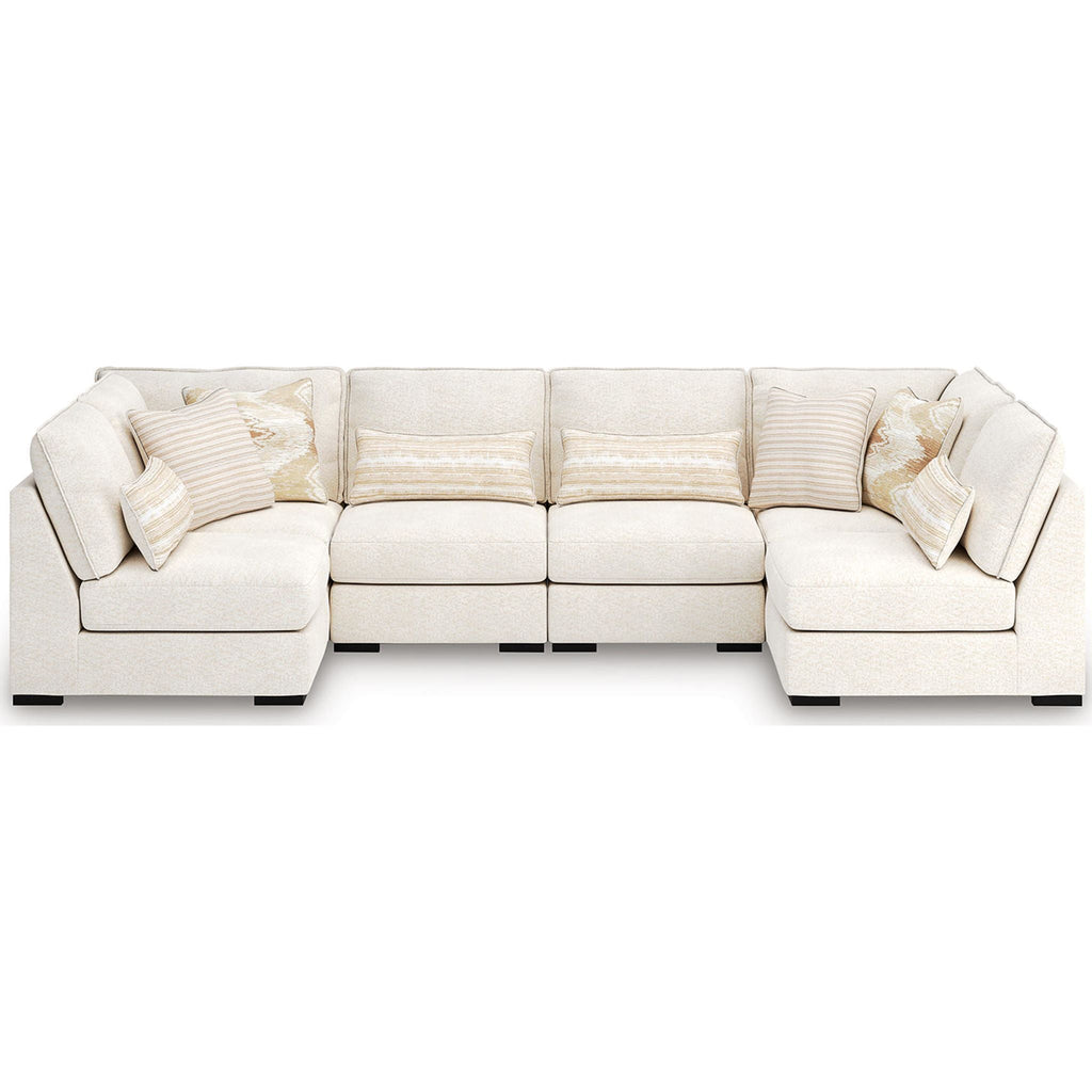 Donelson Creek 6 Piece Sectional - Vanilla