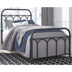 Nashburg Metal Bed - Black