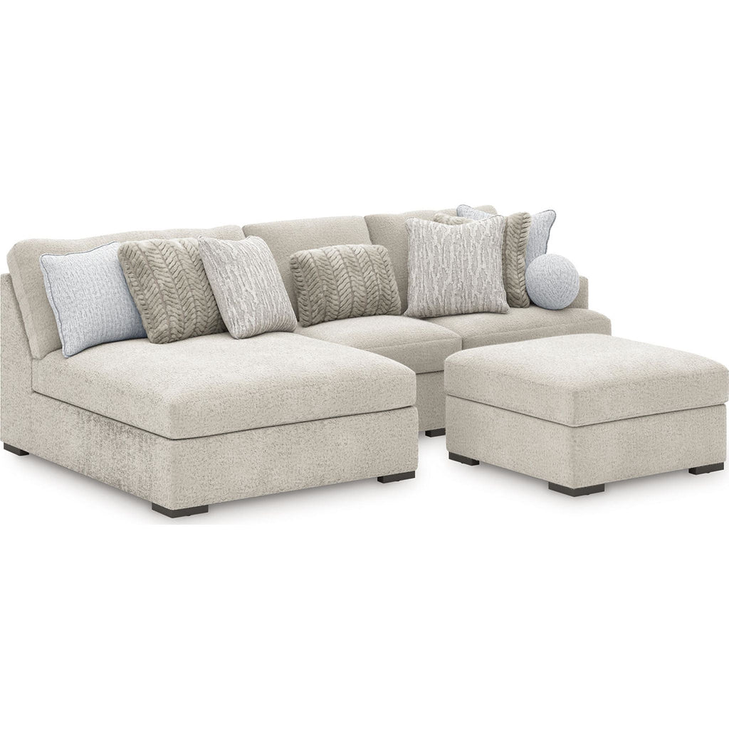 Cuddle Plush 3 Piece Modular Sectional with Chaise