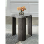 Surmour End Table - Gray/Brown
