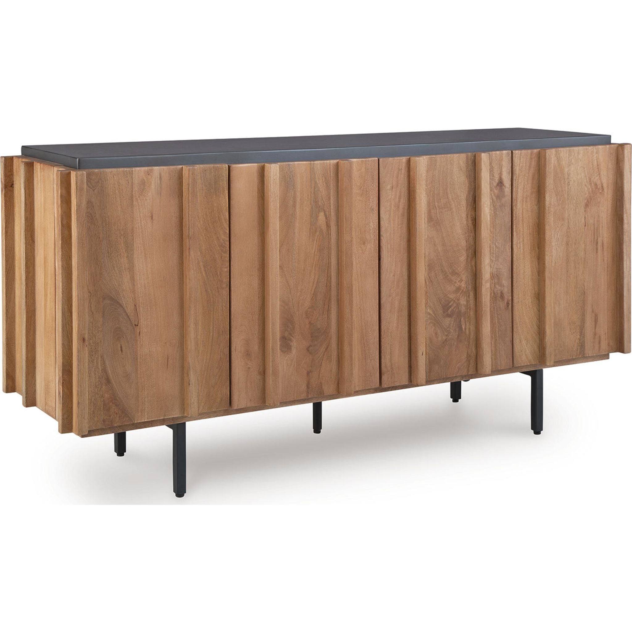 Quintavious Accent Cabinet - Brown/Charcoal