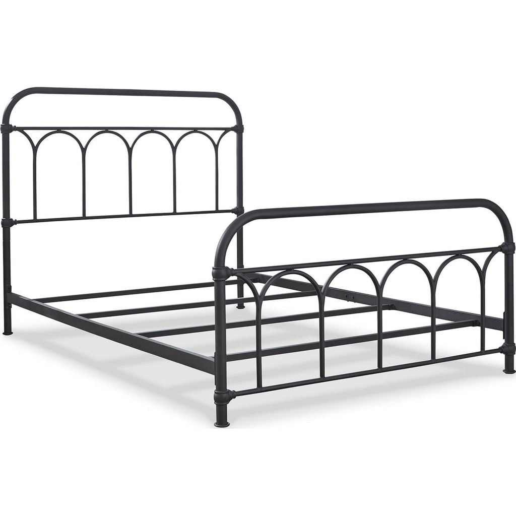 Nashburg Metal Bed - Black