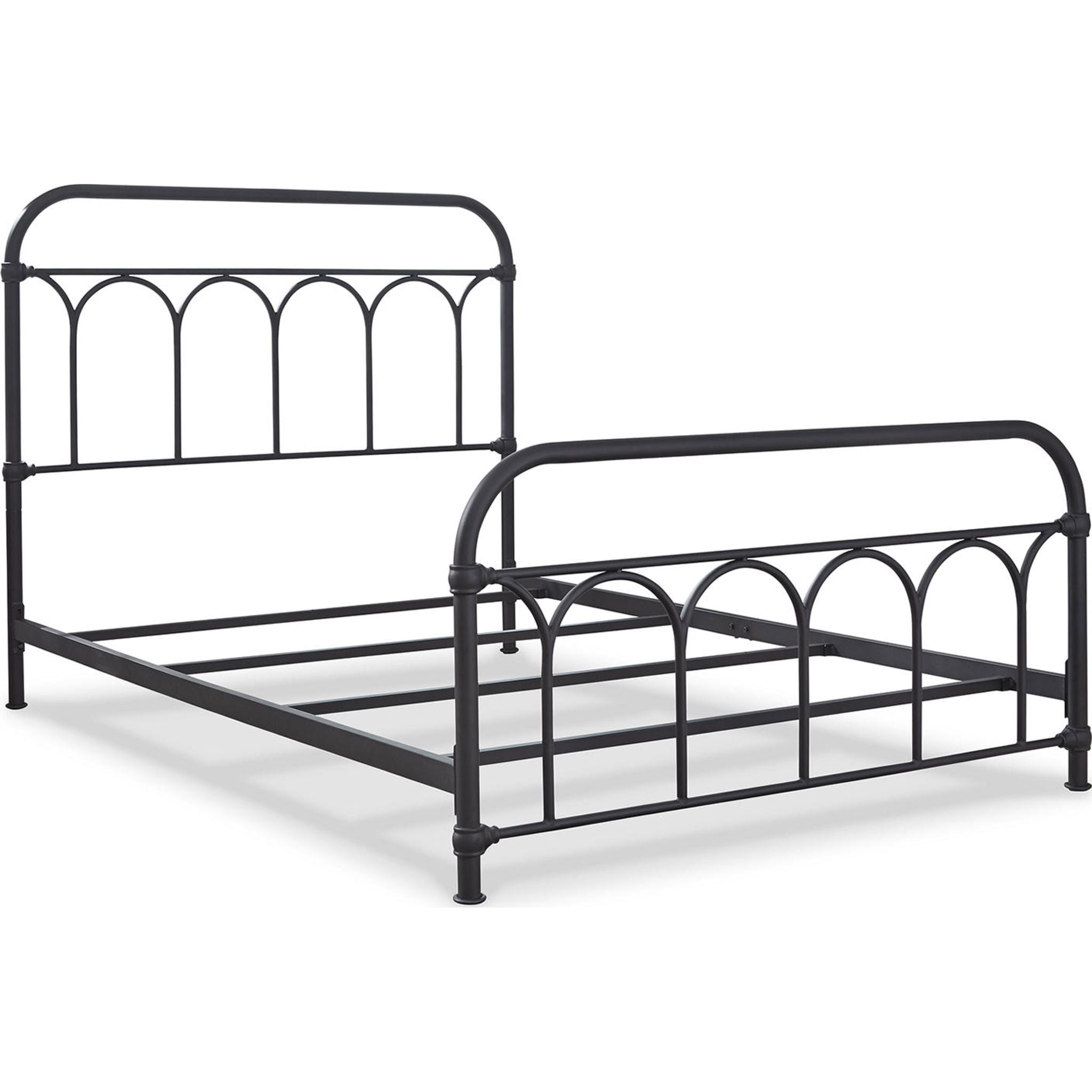 Nashburg Metal Bed - Black