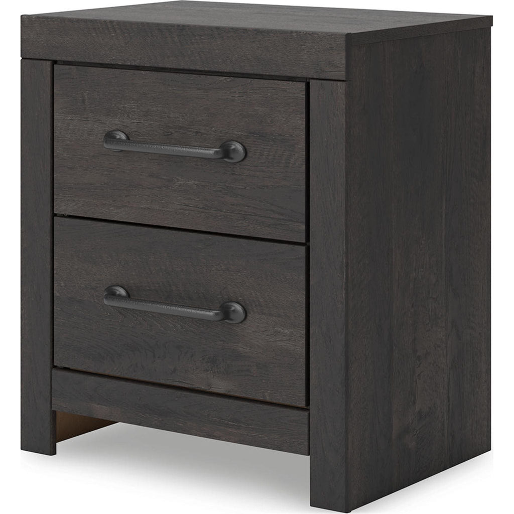 Hollivern Nightstand - Dark Gray