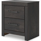 Hollivern Nightstand - Dark Gray