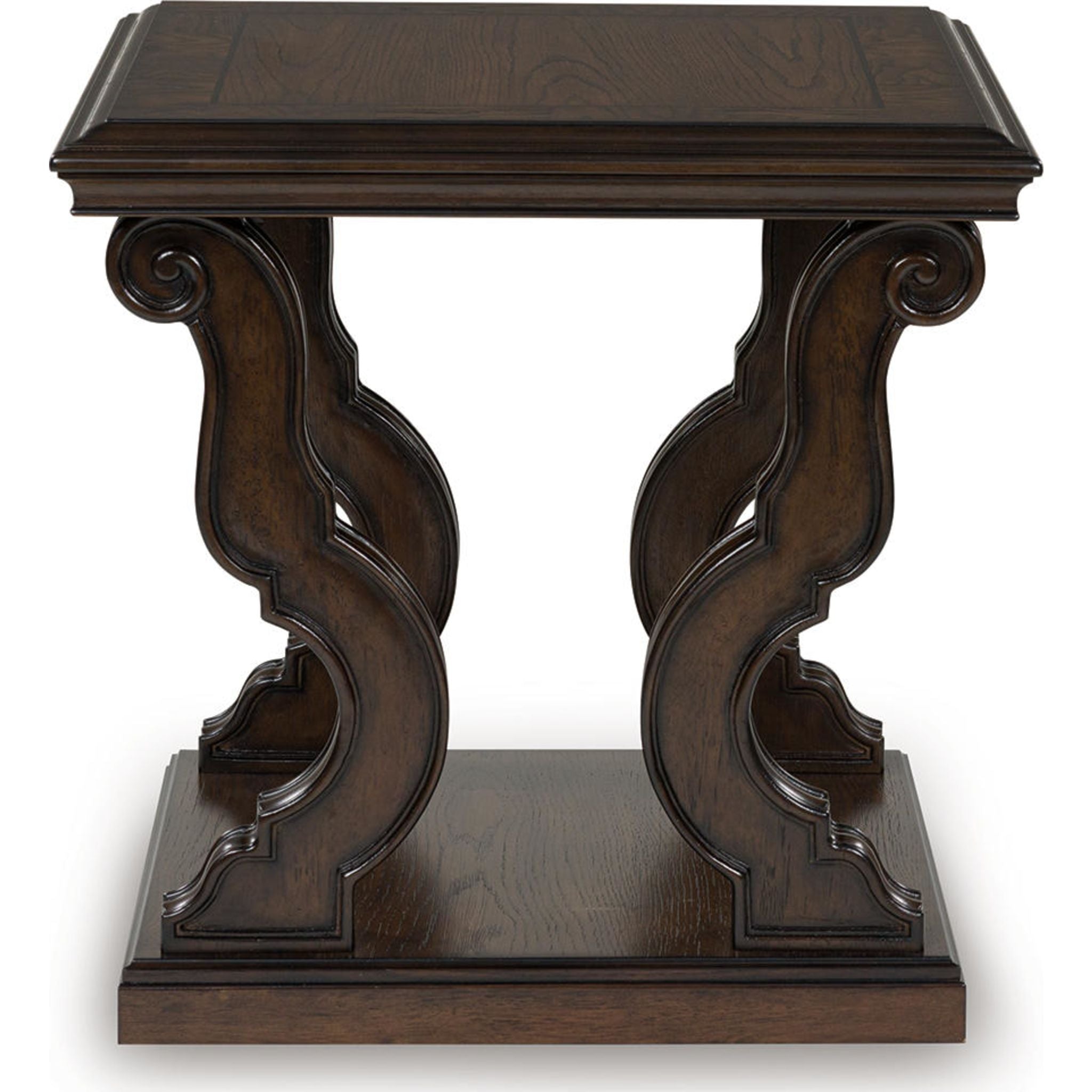 Maylee End Table - Dark Brown
