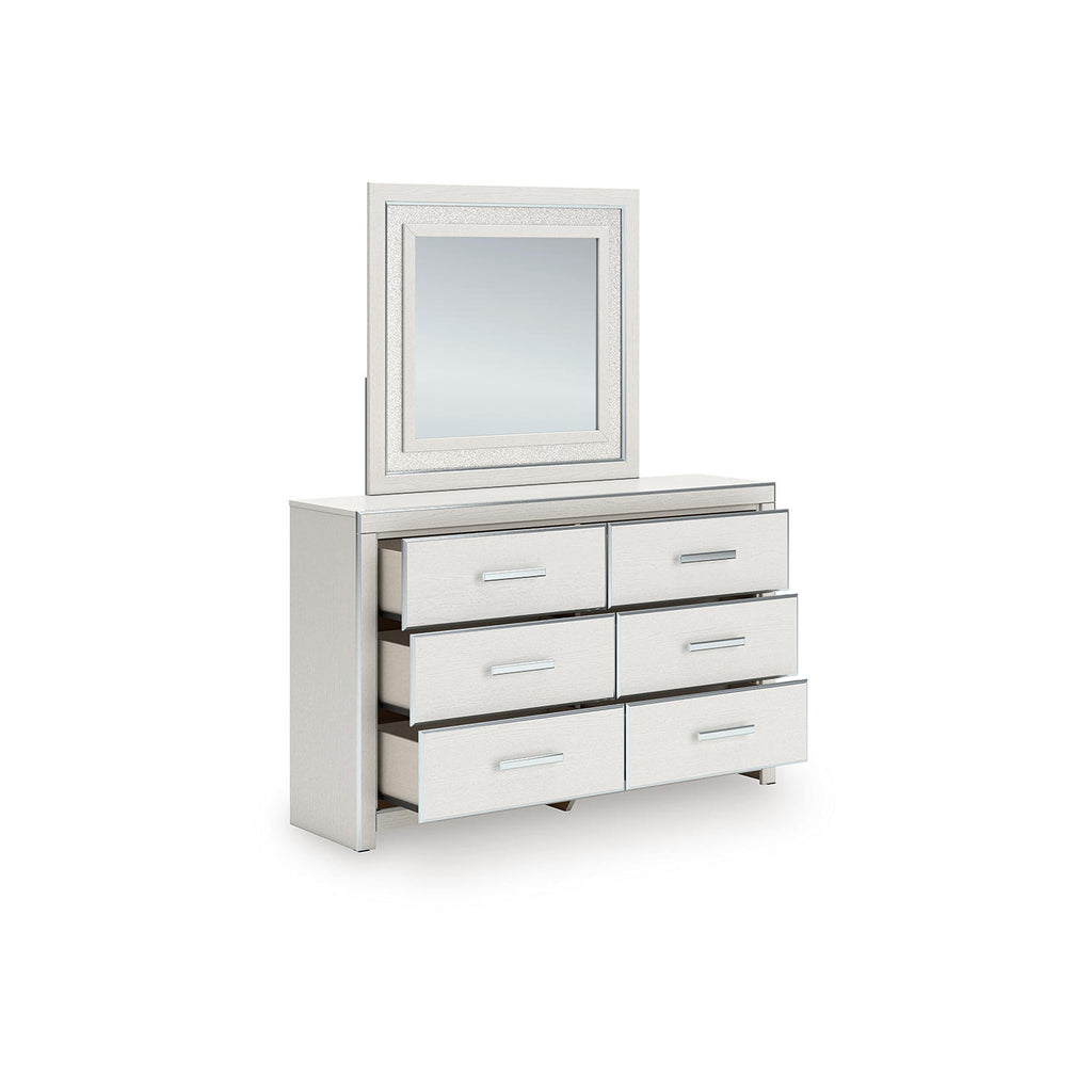 Zuraleus Dresser and Mirror - White