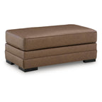 VillaCourt Ottoman - Caramel
